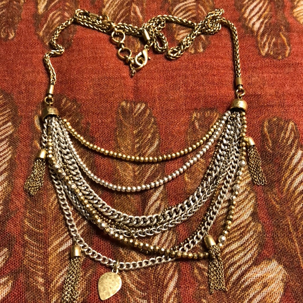 Lucky Brand BoHo Tassel Necklace